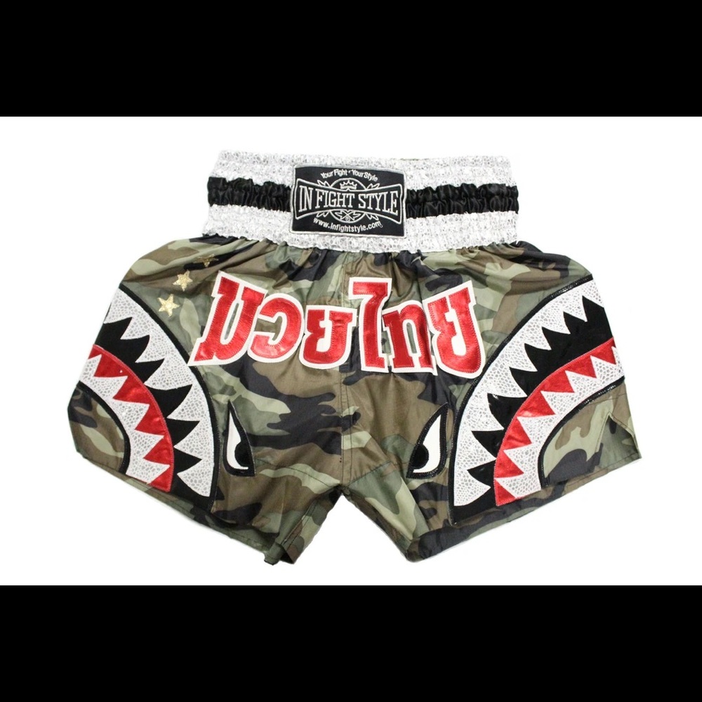 InFightStyle Warthog Muay Thai Shorts Small
